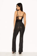 Black Sparkle Trousers