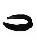 Black Velvet Knot Headband