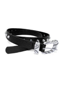 Black Western Style Studded Belt