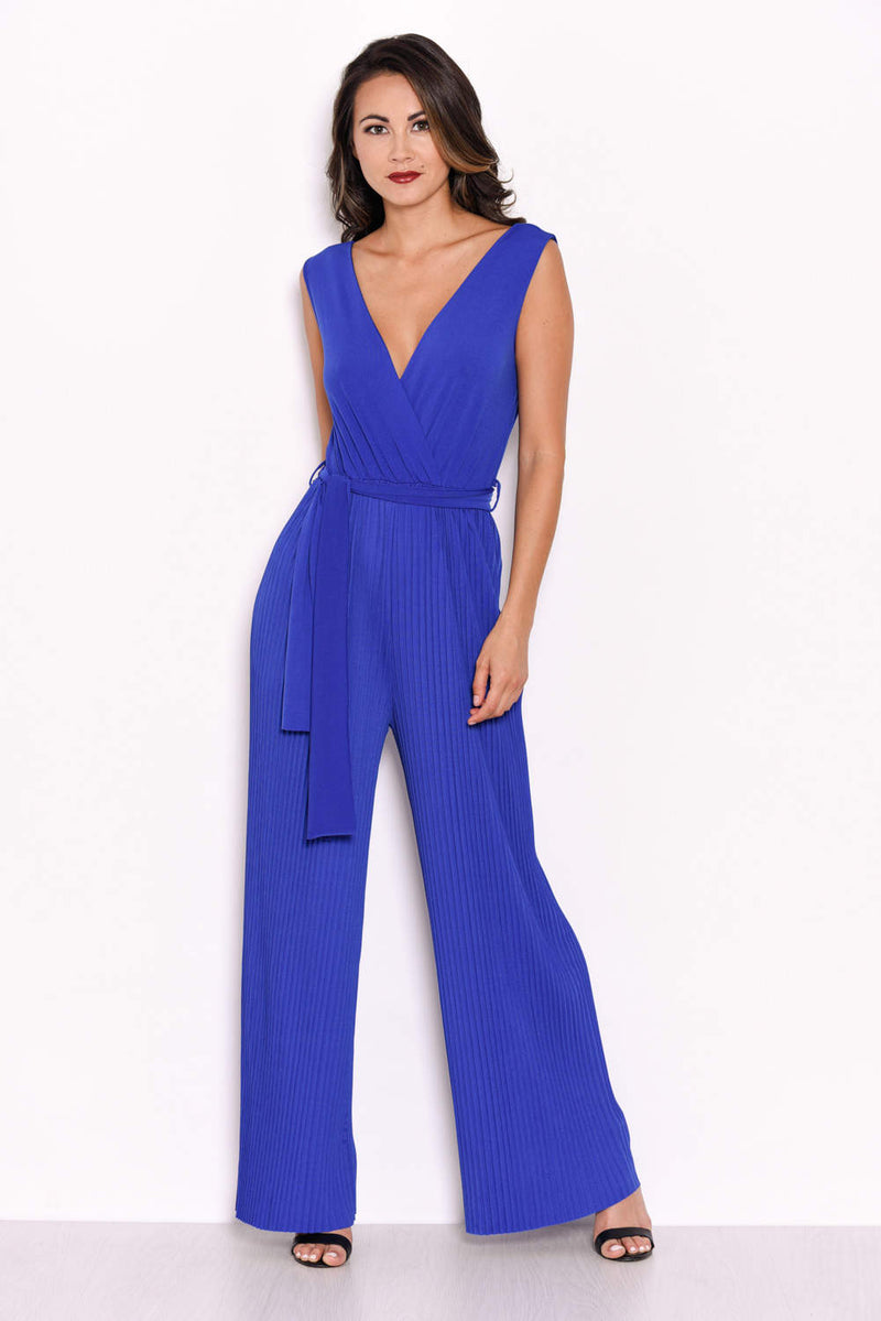 Ax paris navy sales floral culotte jumpsuit