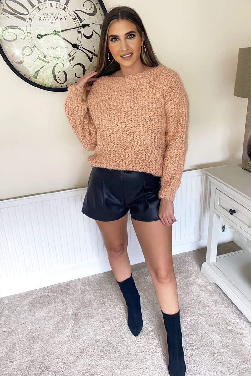 Blush Chunky Knit Jumper