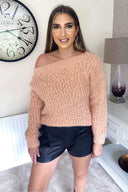 Blush Chunky Knit Jumper