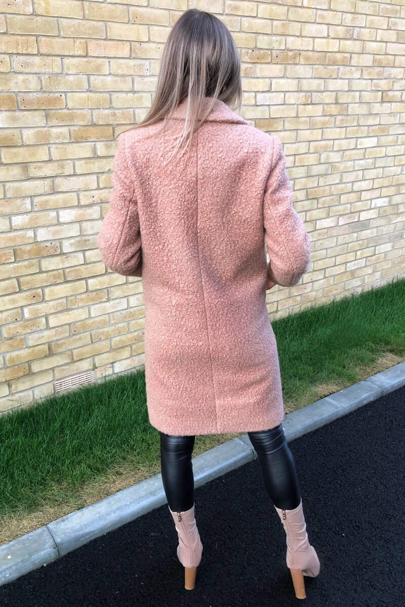 Camel Long Teddy Coat