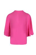 Cerise Flared Sleeve Top