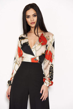 Chain Printed Jumpsuit