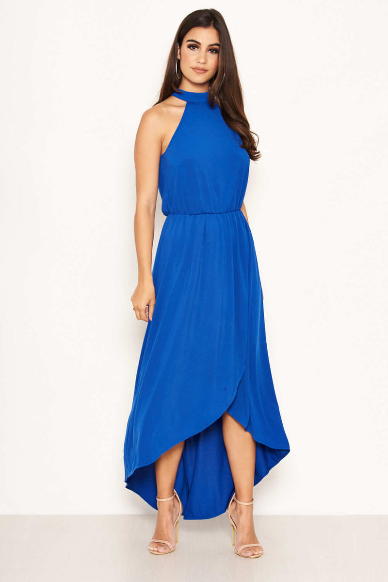 Blue Maxi Dress | Blue High Neck Maxi Dress | Maxi Dresses | AX Paris Blue Maxi Dress | Blue High Neck Maxi Dress | Maxi Dresses | AX Paris