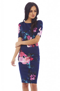 Floral Print Midi Dress