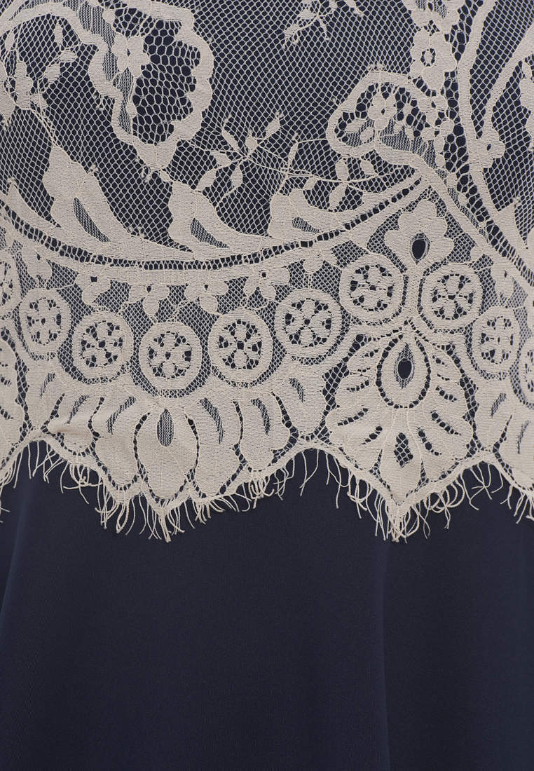Lace top skater dress sales