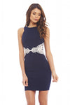 Lace detailed Mini Bodycon Dress