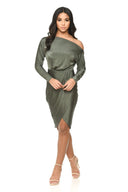 Khaki Stretch Dress