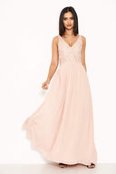 Nude Maxi Dress