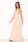 Nude Maxi Dress