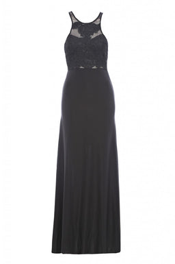 Crochet Detail Top Maxi Dress