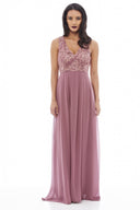 Lace Top Maxi Dress