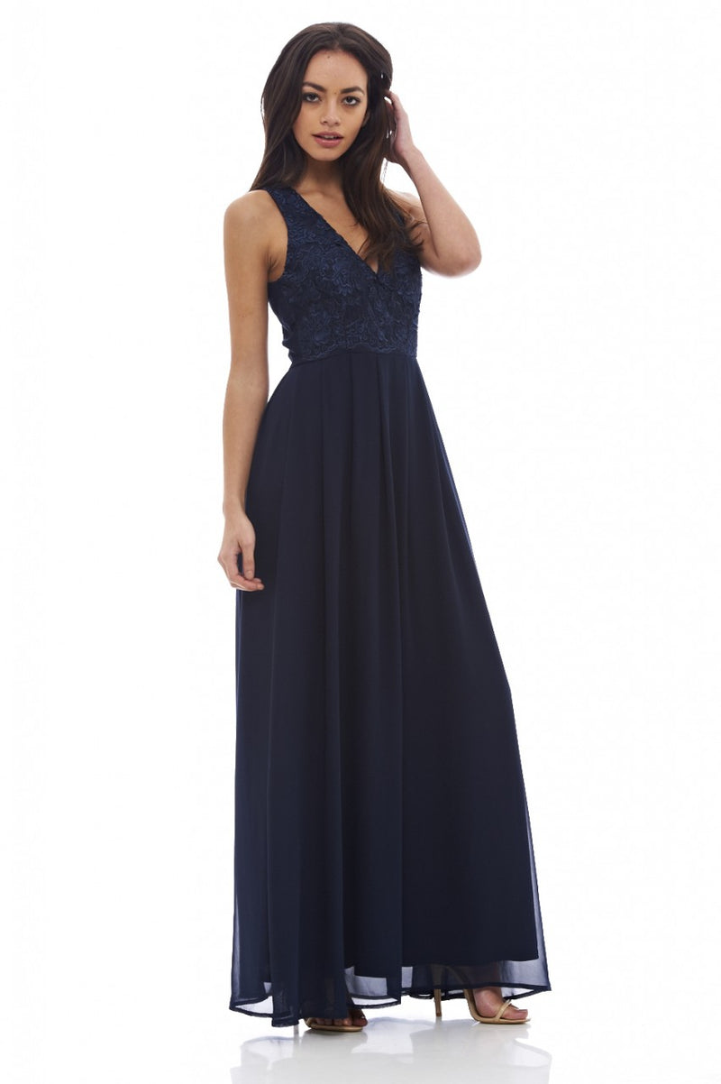 Lace Top Maxi Dress