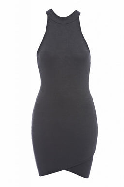 Wrap Front Bodycon Dress