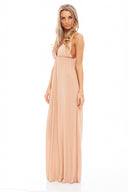 Slinky Plunge Maxi Dress