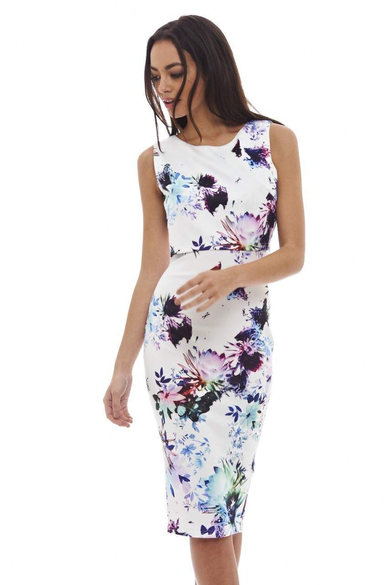 Floral Printed Midi Dress