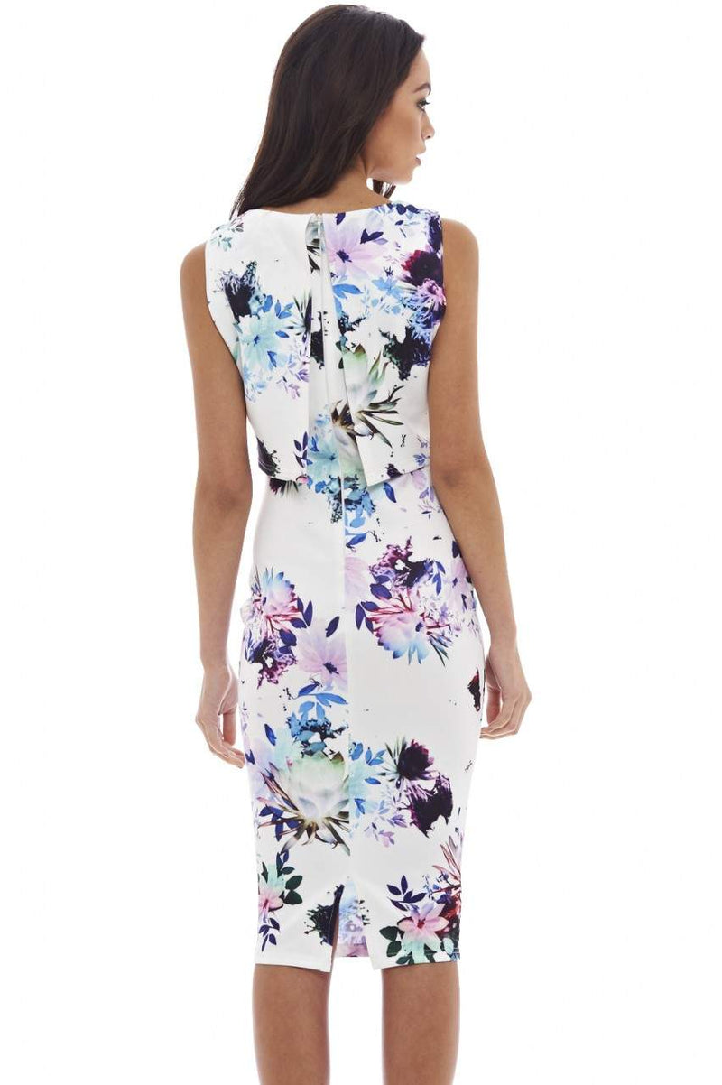 Floral Printed Midi Dress