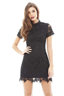 High Necked Lace Dress