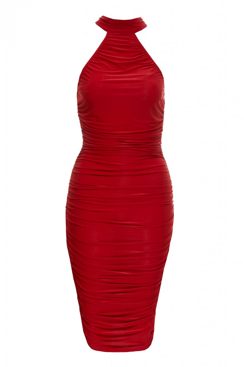 Slinky T Bar Bodycon Dress