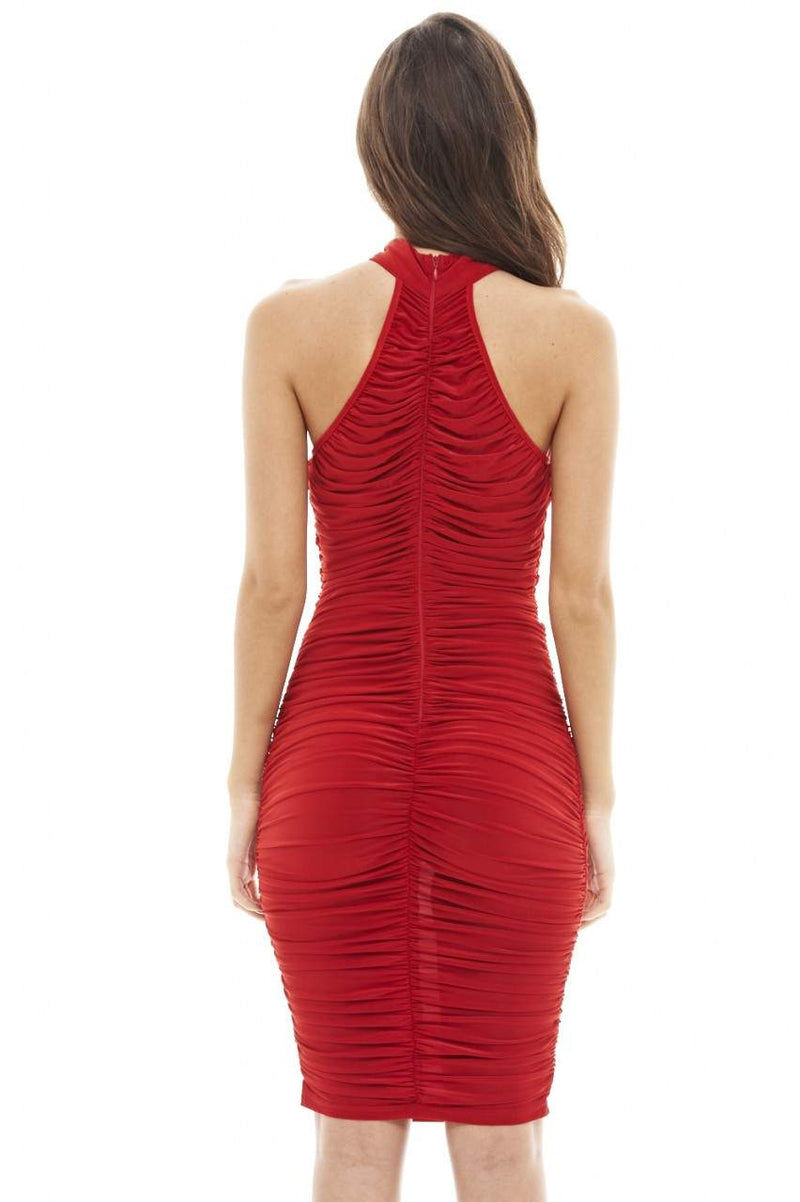 Slinky T Bar Bodycon Dress