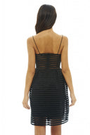 Strappy Elasticated Skater Dress