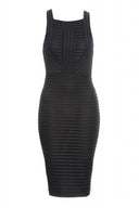 Ladder Detail Bodycon Dress