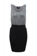 2 in 1 Metallic Dress
