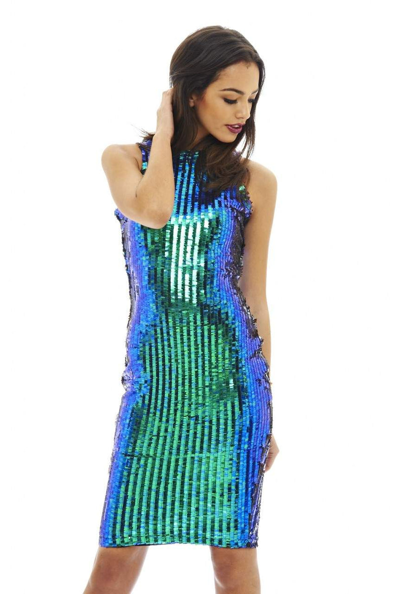 Sequin Covered Bodycon Dress