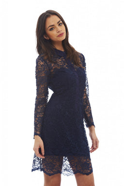 Lace  Shirt  Dress