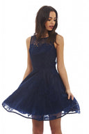 All-Over  Lace Skater Dress