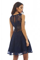 All-Over  Lace Skater Dress