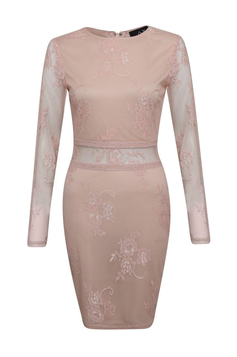 Lace Ladder Detail Dress