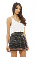 2 in 1 Elastic Skirt Dress