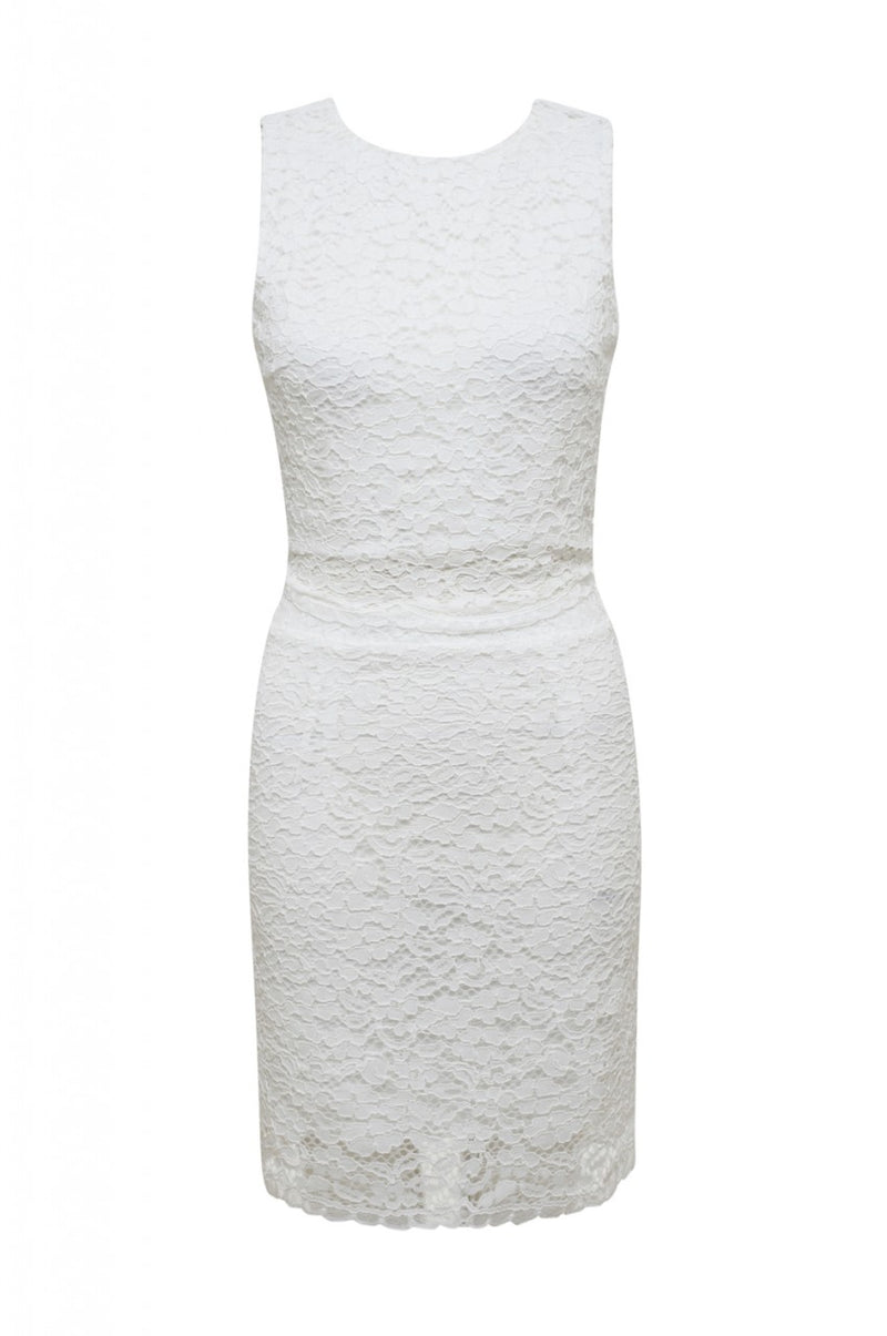 Sleeveless Lace Bodycon Dress