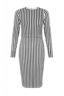 Stripey Over Lay Dress