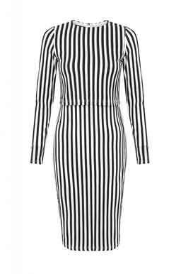 Stripey Over Lay Dress