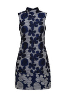 Embroidered Mini Bodycon Dress