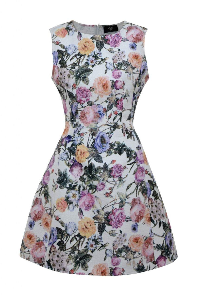 Vintage Floral Skater Dress