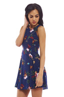 Summer  Floral  Printed Day Skater Dress