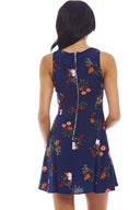 Summer  Floral  Printed Day Skater Dress