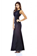 Jewel  Strap Backless  Maxi