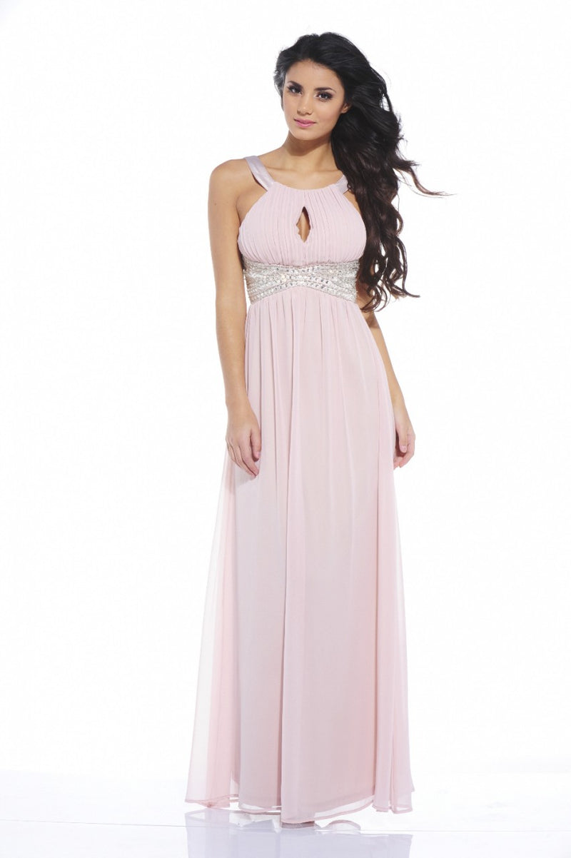 Embellished Key Hole Front Maxi