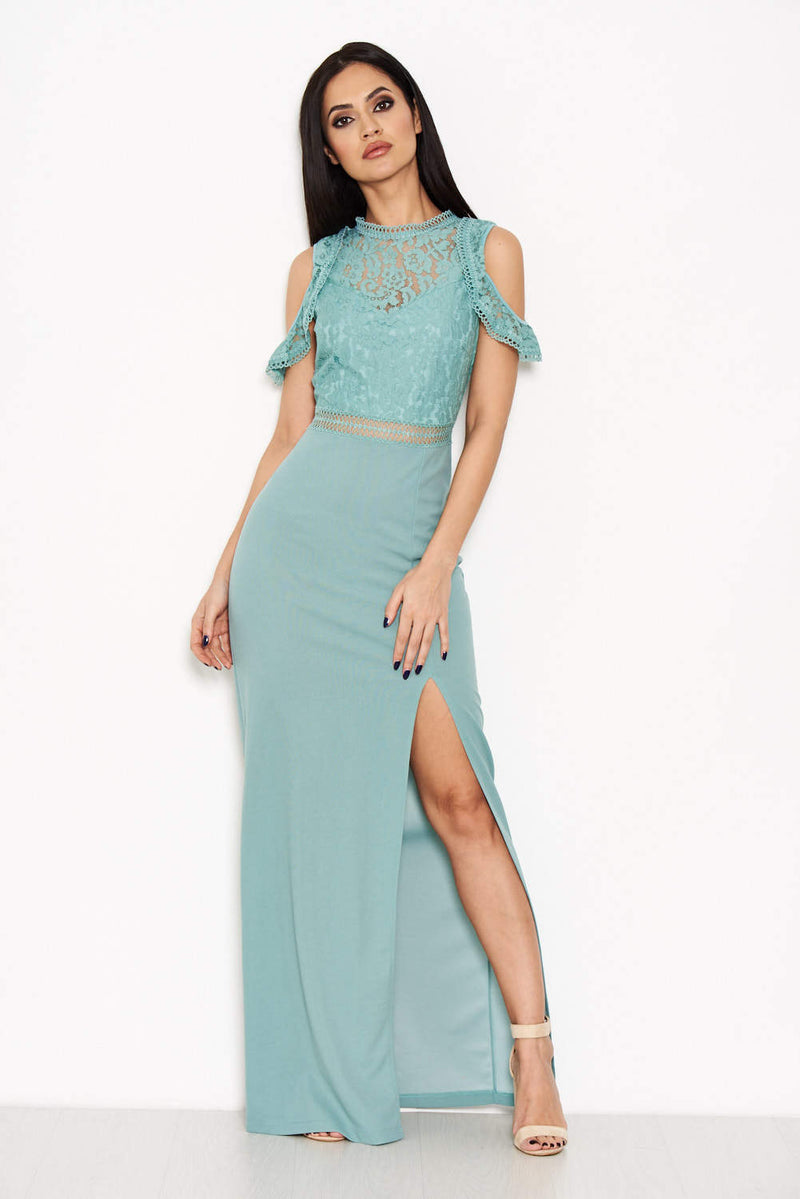 Duck Egg Maxi Dress | Lace Top Maxi Dress | Maxi Dresses | AX Paris Duck Egg Maxi Dress | Lace Top Maxi Dress | Maxi Dresses | AX Paris