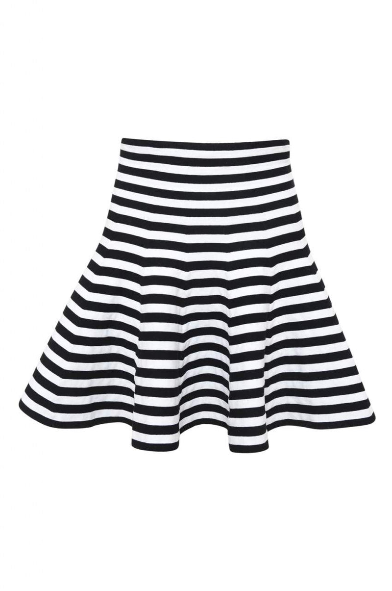 Striped Skater Skirt AX Paris
