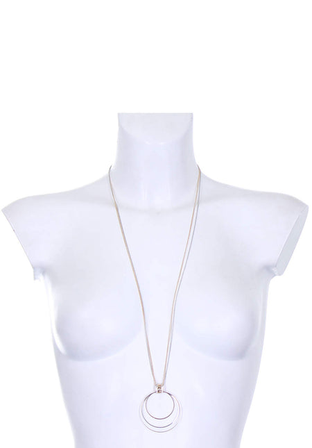 Gold Circle Necklace