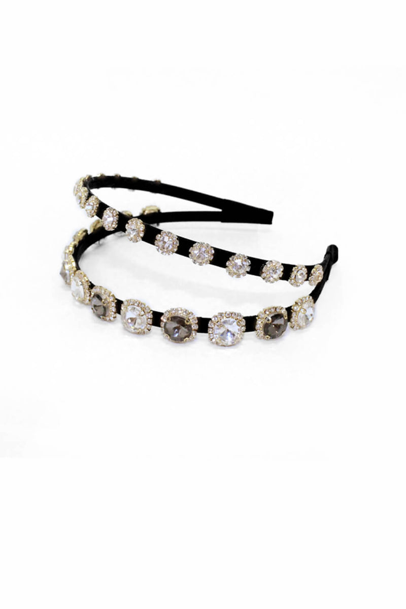 Gold Diamante Double Headband