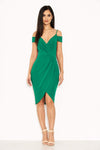 Green Wrap Around Dress