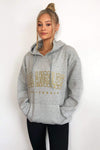 Grey LA Gold Printed Hoodie